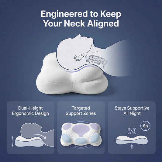 Kronlabs™ Deep Sleep Ergonomic Pillow